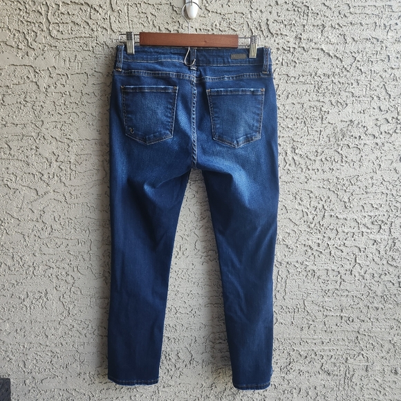 Kut from the Kloth Reese Ankle Straight Leg Distressed Denim Jeans Size 2 - Picture 2 of 10